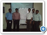 Team posing with their views in  New leaders program